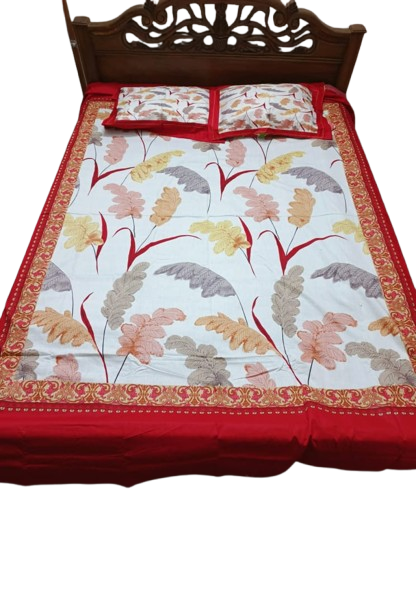 Pure Cotton King Size Bed Sheet ( বিছানার চাদর)