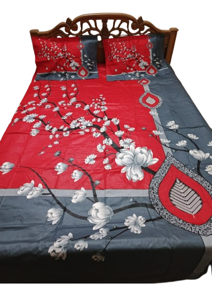 Pure Cotton King Size Bed Sheet ( বিছানার চাদর)