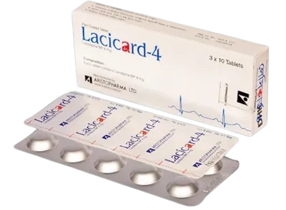 Lacicard 4 mg tablet