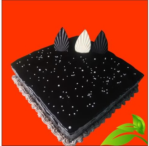 Vanilla with Chocolate Layer Mixed Cake